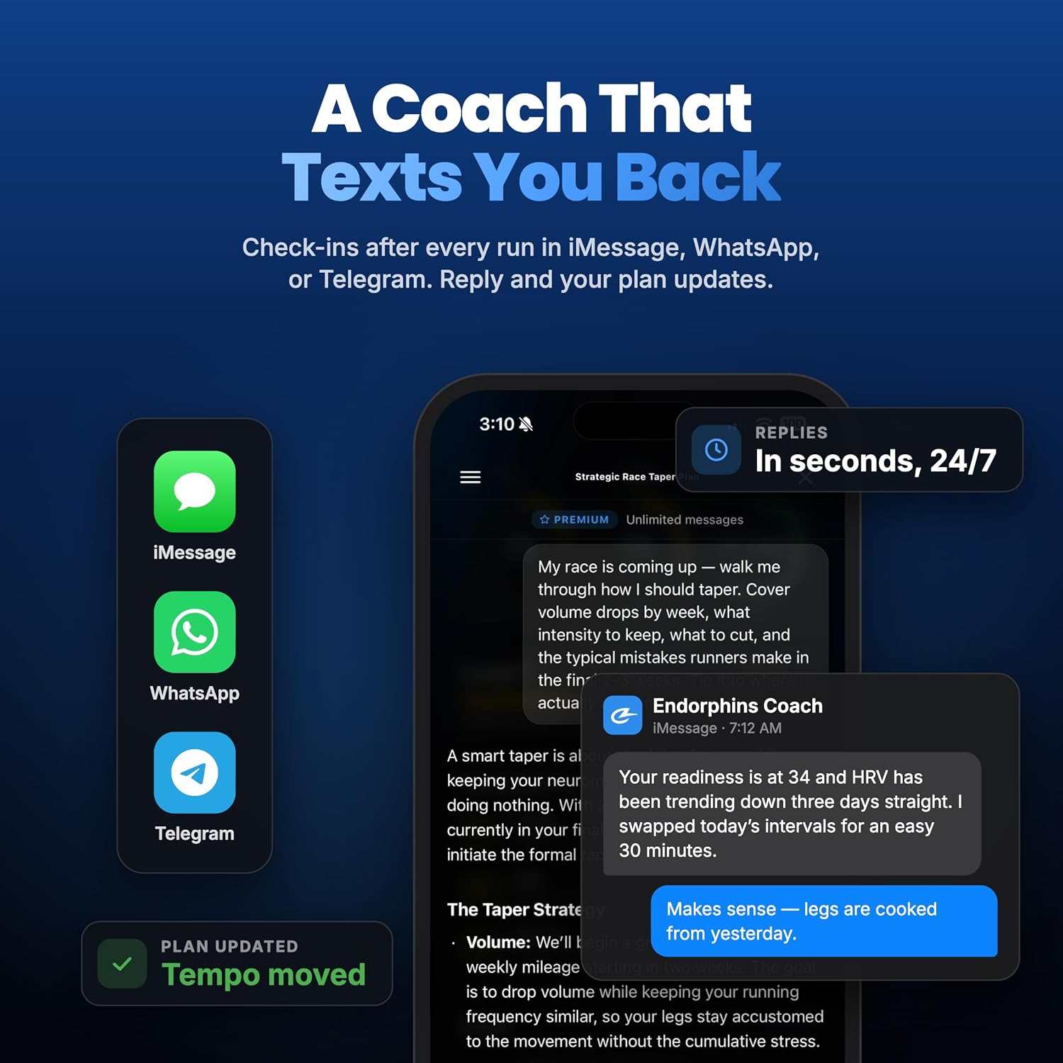 Thumbnail 6 de Endorphins Running Premium Coaching App, 12-Month Digital Membership