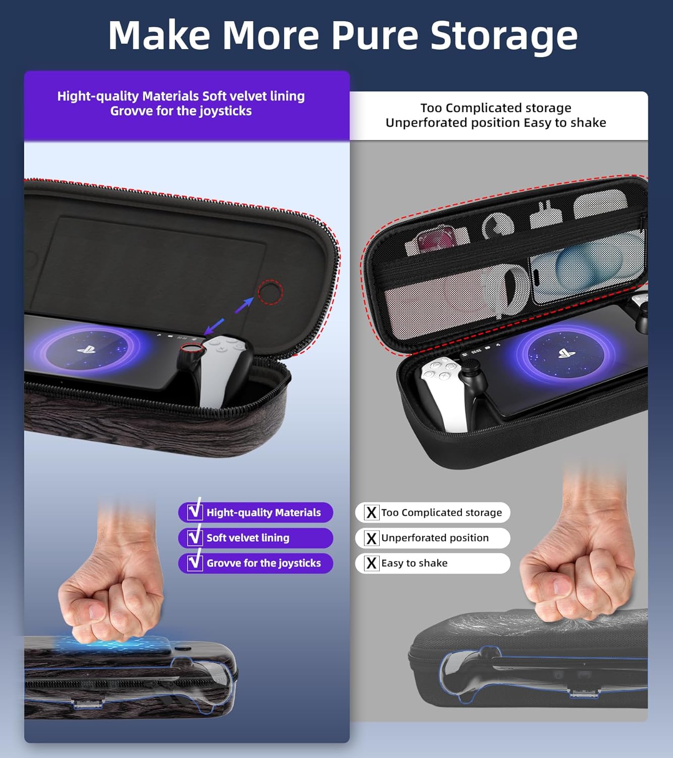 Detalle de QUAGGY 3-in-1 kit for PS Portal