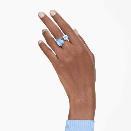 Thumbnail 4 de Swarovski Millenia anillo abierto azul, talla octogonal 💍