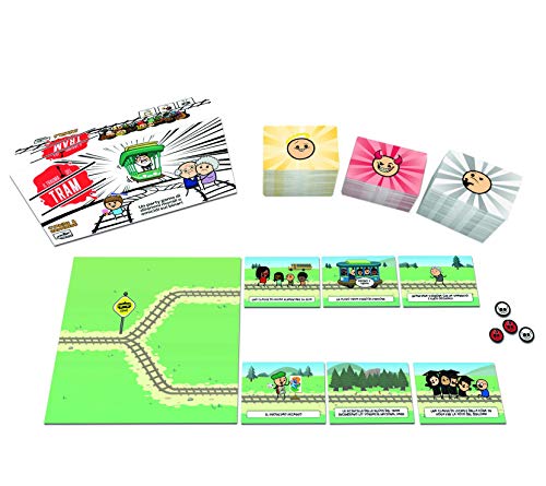 Detalle de Asmodee – IL TRAUMA DEL TRAM – Party Game con Carte da Gioco