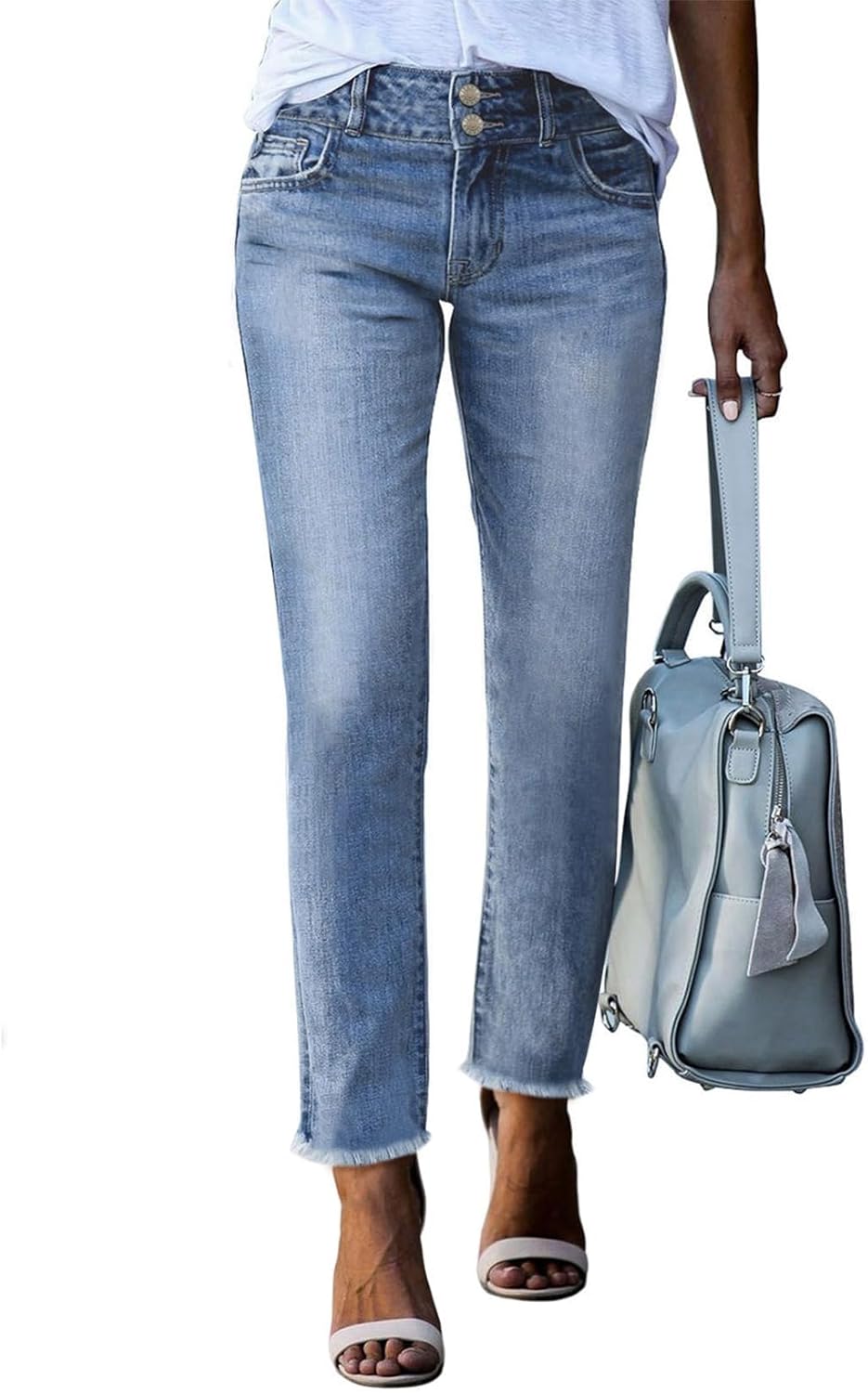 Thumbnail 4 de Sidefeel High Waisted Jeans Ankle