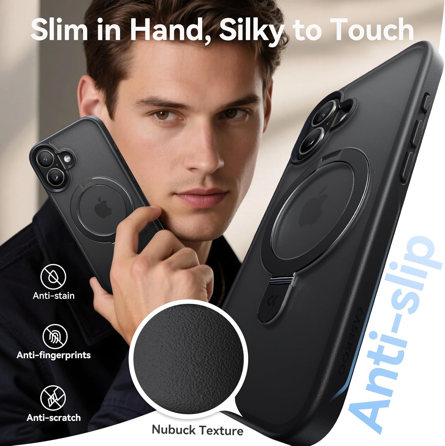 Thumbnail 5 de CASEKOO Ultra-Magnetic Stand for iPhone 17