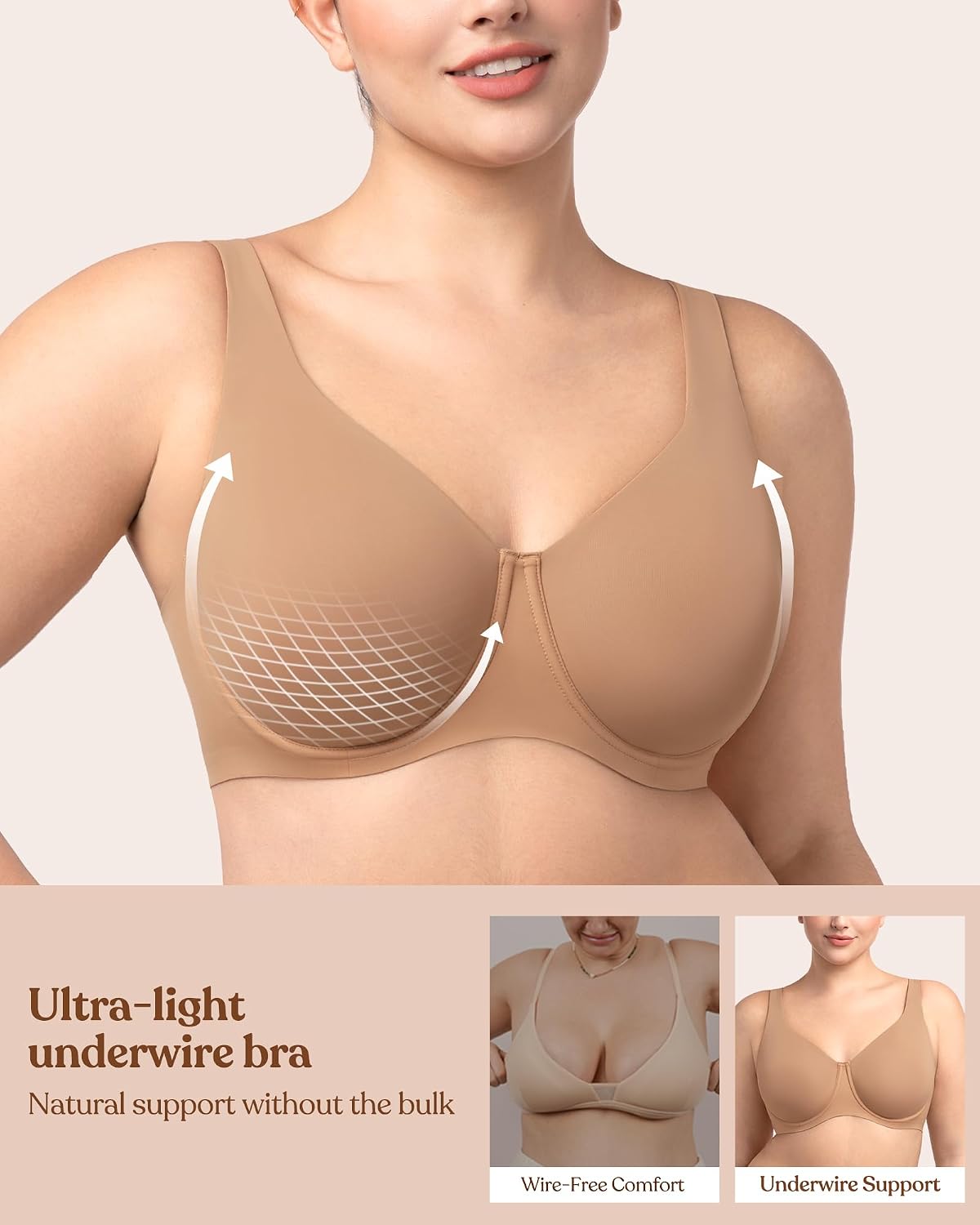 Thumbnail 3 de HSIA Minimizer Bra with Underwire