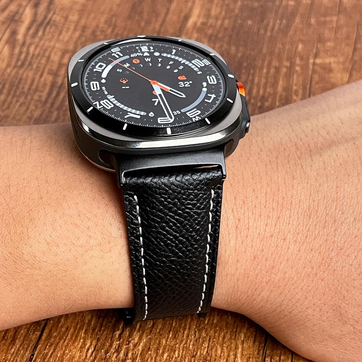 Thumbnail 6 de CrazyGrass Magnetic Leather Band for Samsung Galaxy Watch Ultra 47mm