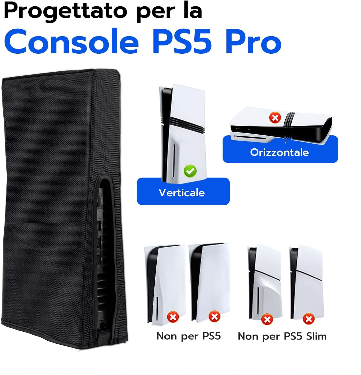 Thumbnail 1 de Wigearss Copertura Antipolvere Protettivo per PS5 Pro