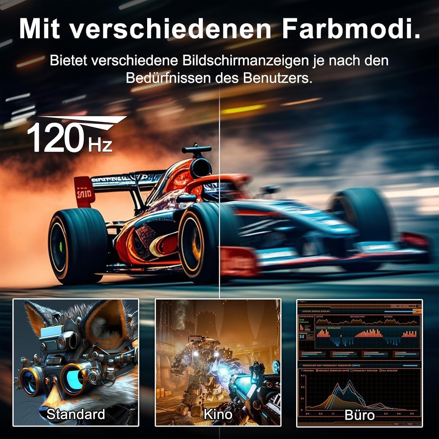 Thumbnail 1 de Minifire MF24X3AC 24 Zoll Monitor 100Hz