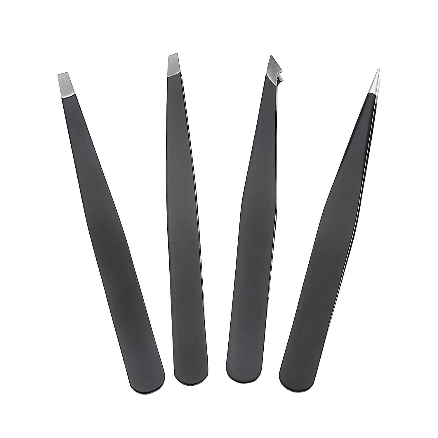Detalle 2 de Amazon Basics Professional Stainless Steel Tweezers, 4-pack ✂