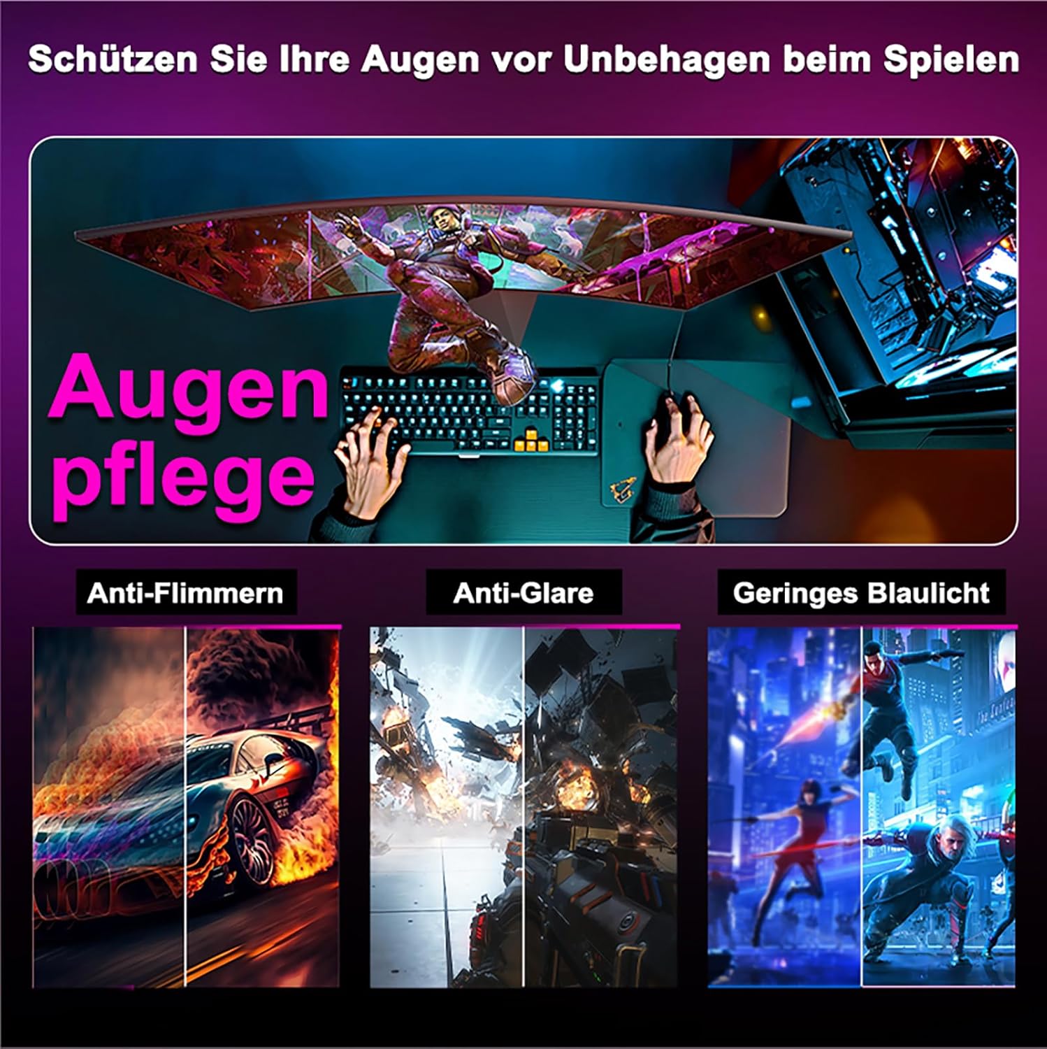 Thumbnail 6 de Minifire MFG27C1L 27" Curved Gaming Monitor 160Hz
