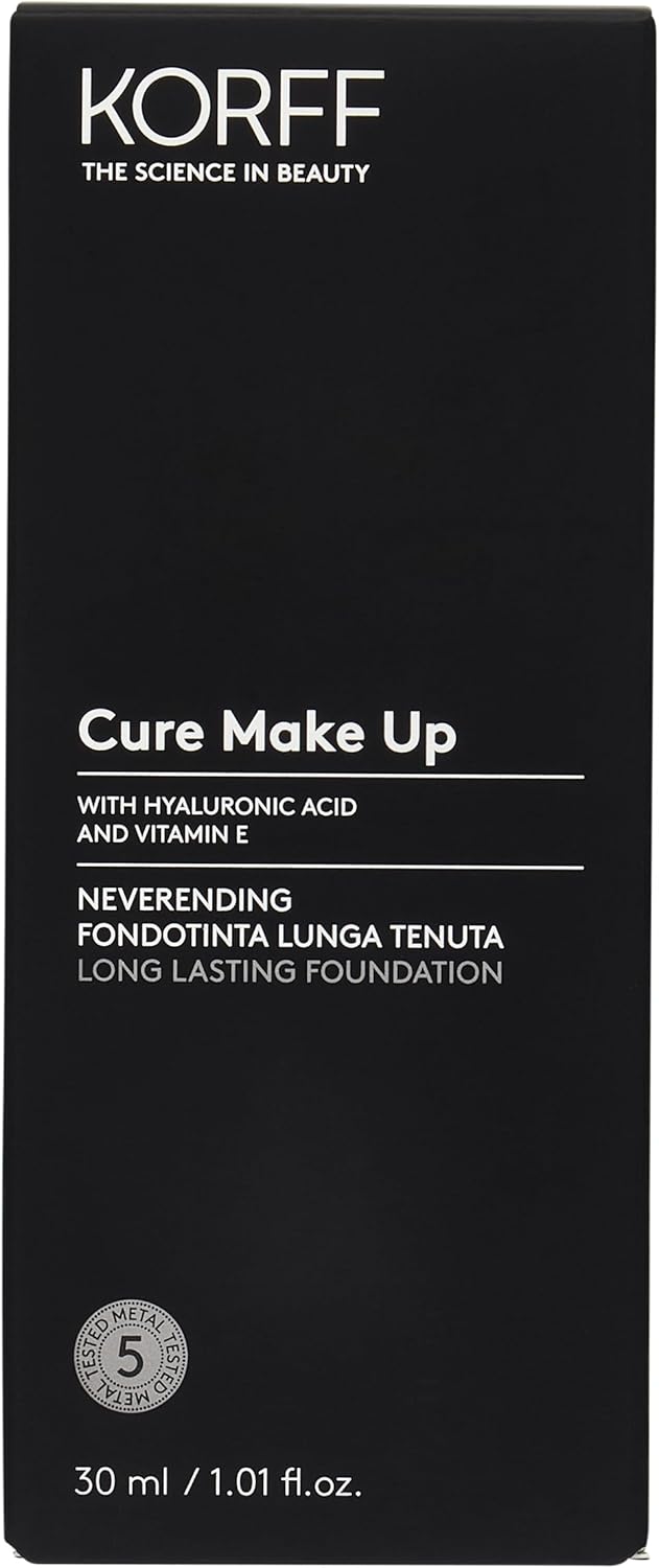 Thumbnail 5 de KORFF Fondotinta Crema Effetto Matt, Lunga Tenuta, Copertura Media-Alta con Acido Ialuronico