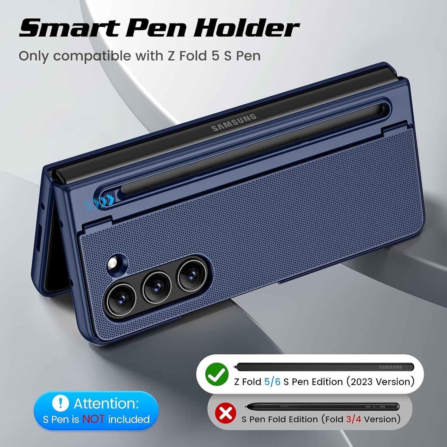 Thumbnail 2 de Z Fold 5 case with built in S Pen holder