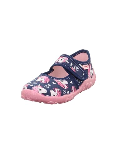 Detalle de Superfit Mädchen Bonny Hausschuhe Dunkelblau 8090, 25 EU Weit