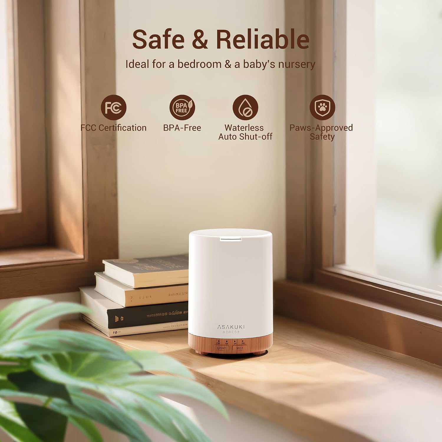 Thumbnail 5 de ASAKUKI Diffusers 300ml essential oil diffuser 🕯