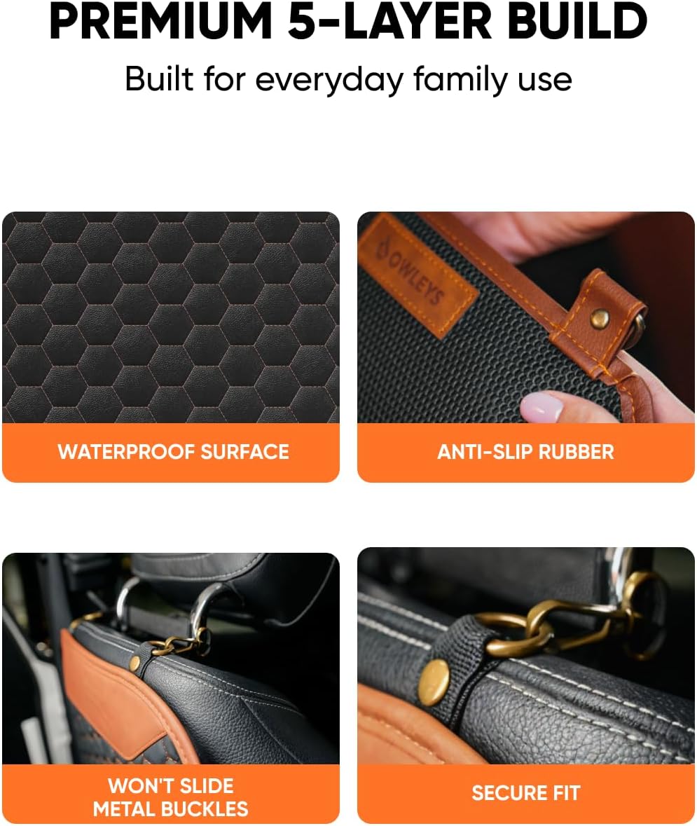 Detalle 1 de Owleys Kick Mat Back Seat Protector