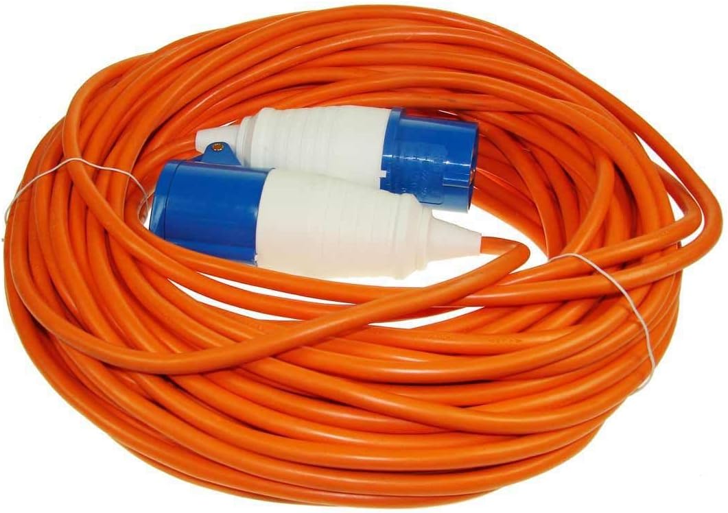 Detalle de Maypole 230V 16 Amp 25 M Extension Lead – Orange, IP44, 3 Core 1.5mm Cable