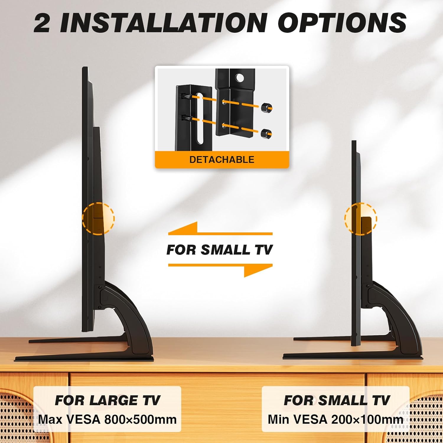 Thumbnail 2 de 5Rcom TV Stand Mount 65 inch
