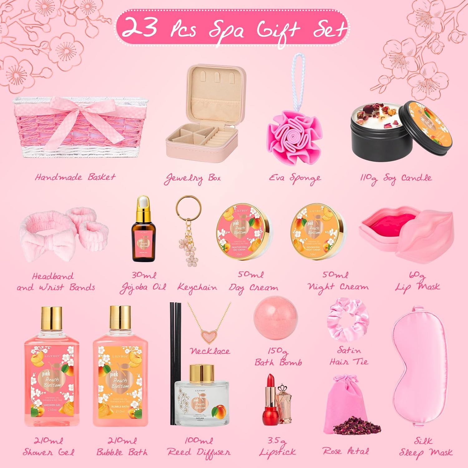Thumbnail 2 de Gifts for Women: 23-Piece Spa Gift Basket for Mom