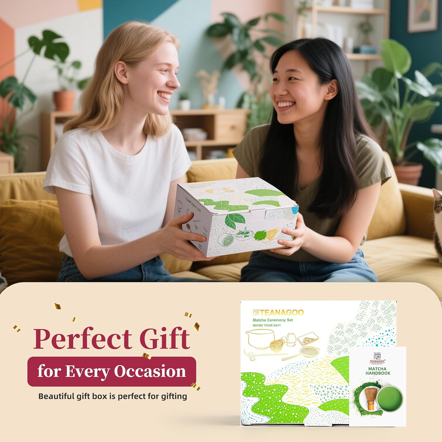 Thumbnail 5 de TEANAGOO set matcha 7 pezzi, chawan da 510 ml