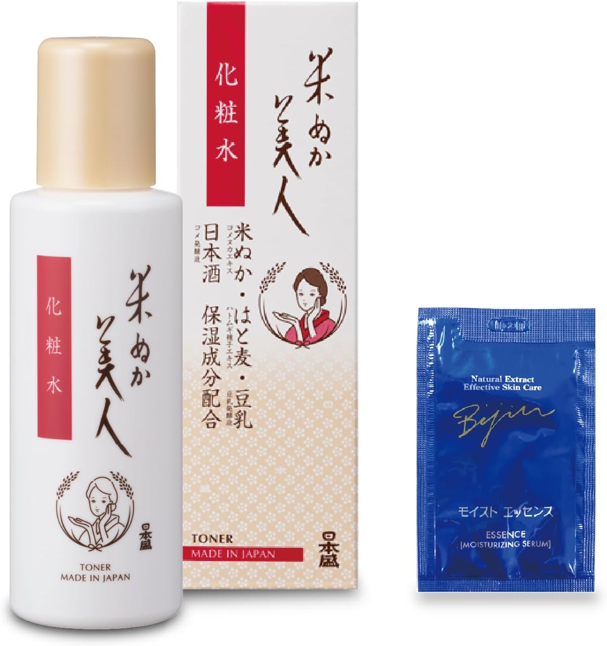 Detalle de 米ぬか美人 化粧水 120ml おまけ付き|米ぬかエキス・コメ発酵液配合
