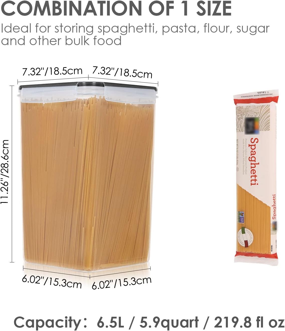 Detalle 2 de Vtopmart Food Storage Containers, 6.5L