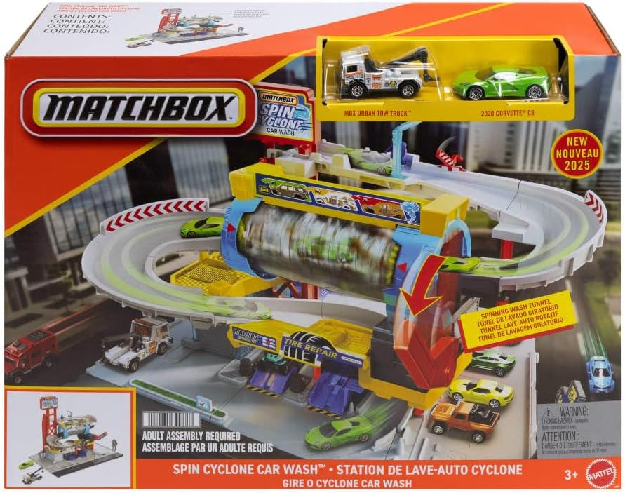 Detalle de Matchbox Autolavaggio Cyclone JGB68 set corsa