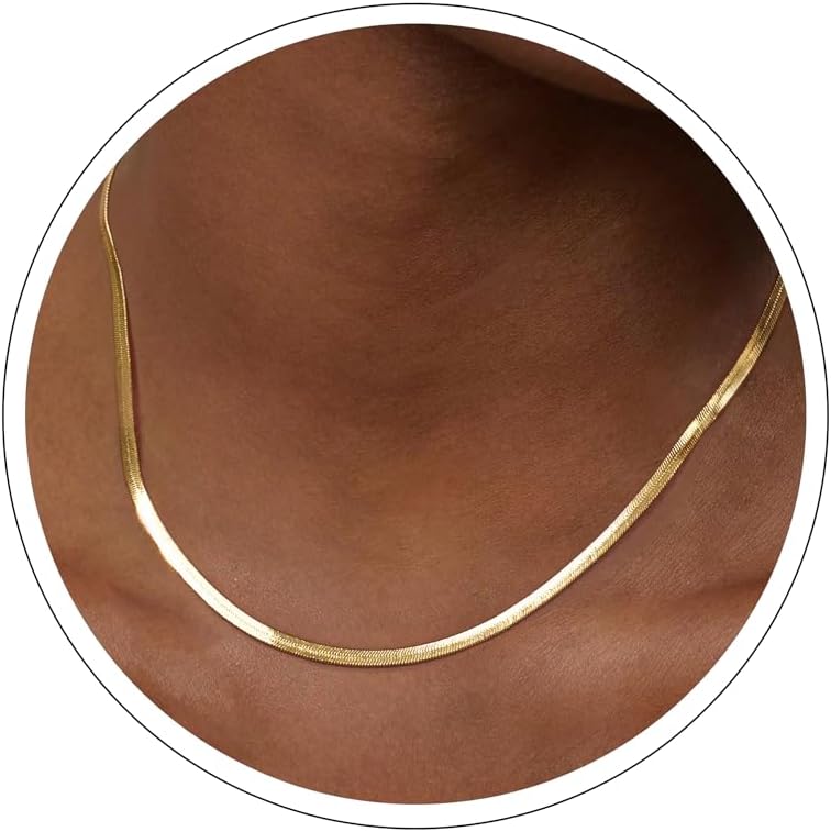 Detalle de DEARMAY Herringbone Necklace, 3mm