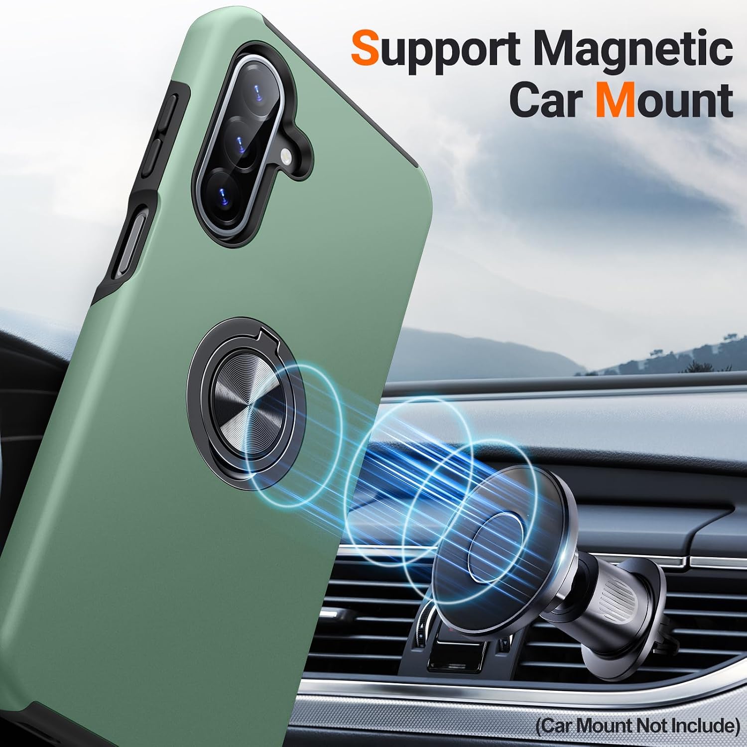 Thumbnail 5 de AOUIA Samsung Galaxy A26 5G case with 360° stand