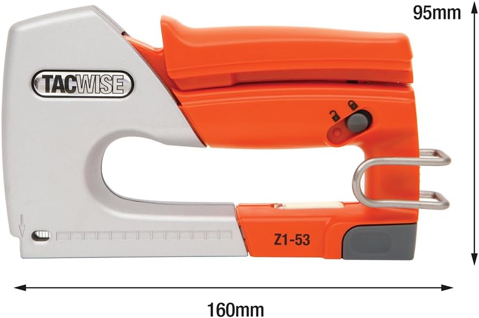 Detalle de Tacwise 0889 Z1-53 metalowy zszywacz ręczny, typ 53, 4–8 mm, 200 zszywek