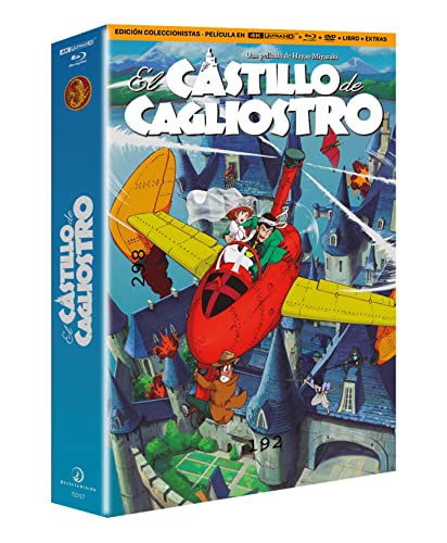 Detalle 1 de El Castillo de Cagliostro (SELECTA VISION) en Blu-ray coleccionista: Blu-ray + Blu-ray + DVD