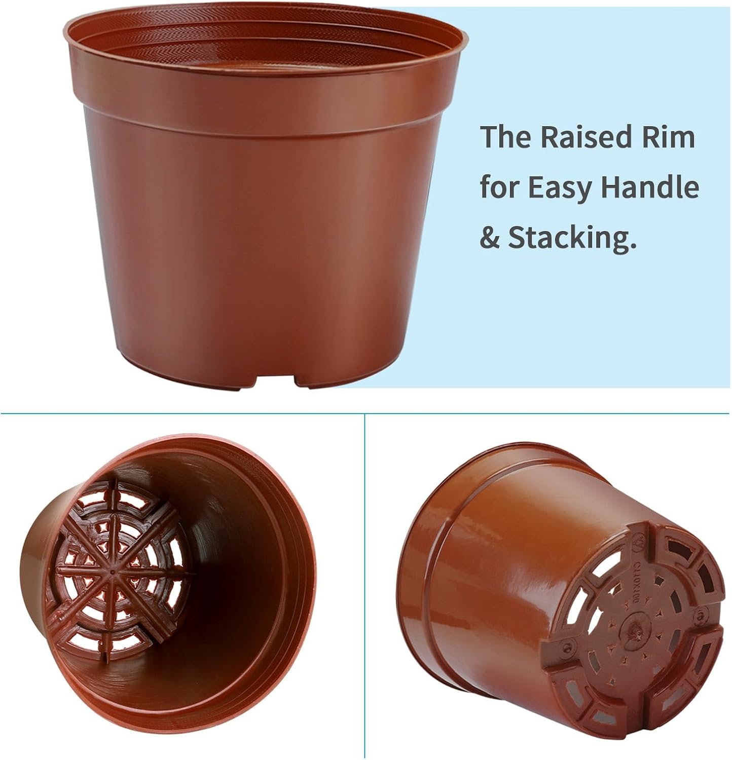 Detalle de Jordbrux nursery pots 8.5cm, 10 pack