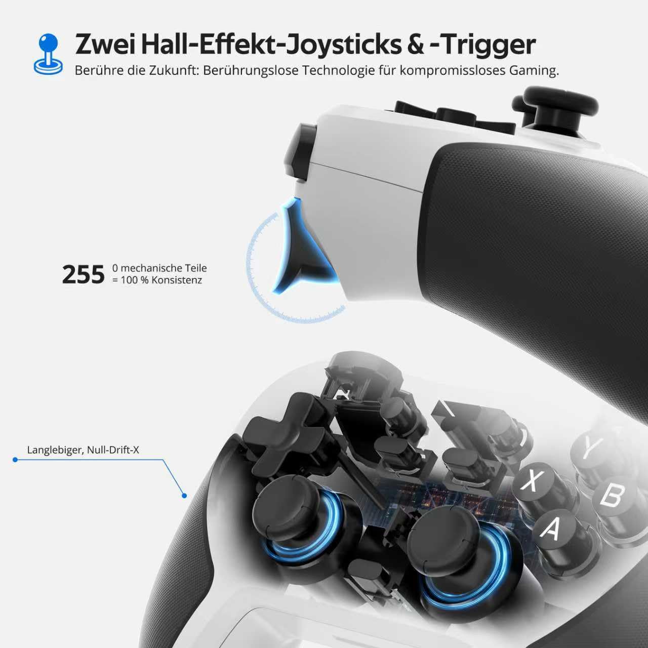 Thumbnail 6 de abxylute C5P kabelloser Gaming-Controller 2,4 GHz