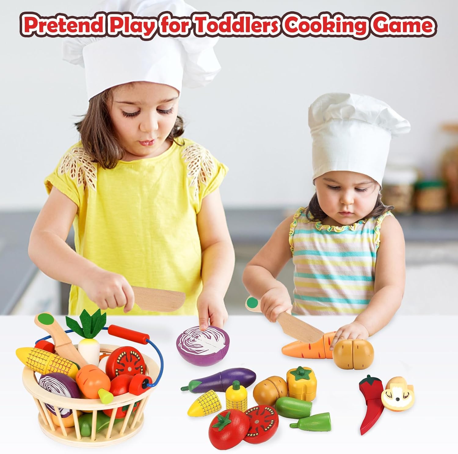 Thumbnail 2 de Smartwo Holz Gemüse-Spielset