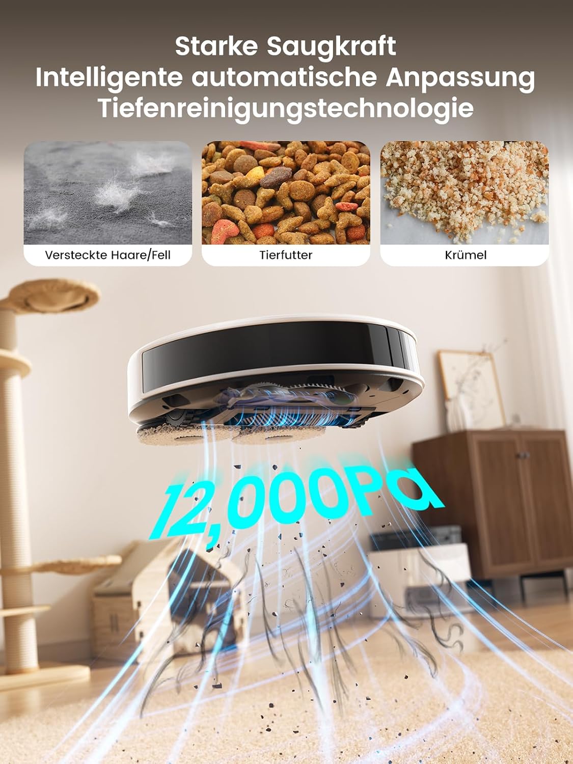 Thumbnail 1 de LEFANT M3 Saugroboter mit Wischfunktion
