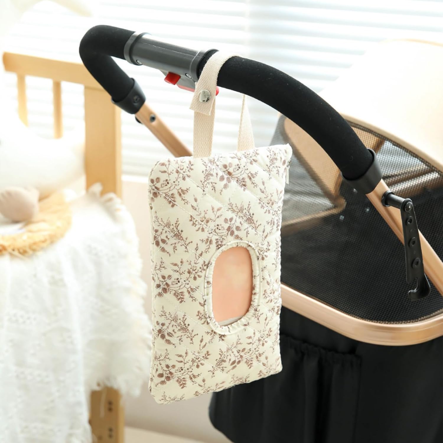 Detalle 2 de Quilted Baby Wipe Holder 9.84 x 5.91 x 0.79 Inches