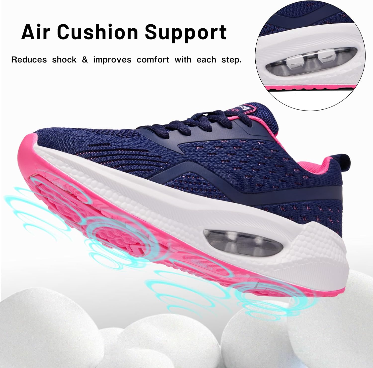 Thumbnail 5 de Mjytsd Womens Trainers Air Cushion Comfort Memory Foam – All‑Round Everyday Running Shoes