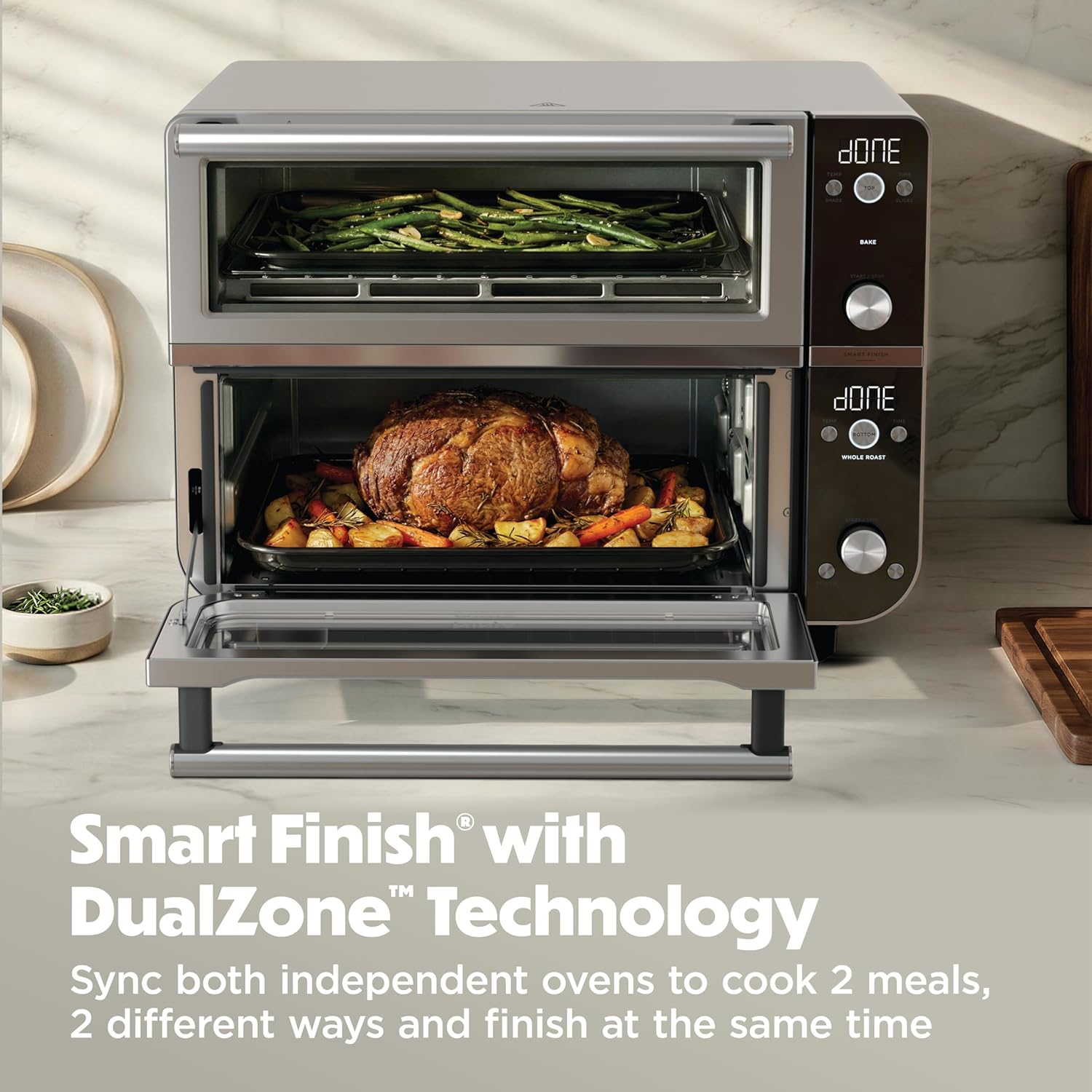 Thumbnail 2 de Ninja Double Oven Pro Smart XL Countertop Oven & Air Fryer (DCT801)