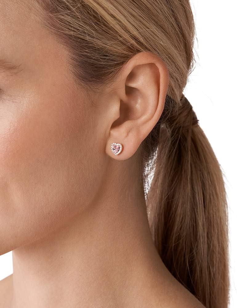 Detalle 2 de Michael Kors Damenohrringe aus rosévergoldetem Halbedelstein – Stecker, Roségold, Sterlingsilber