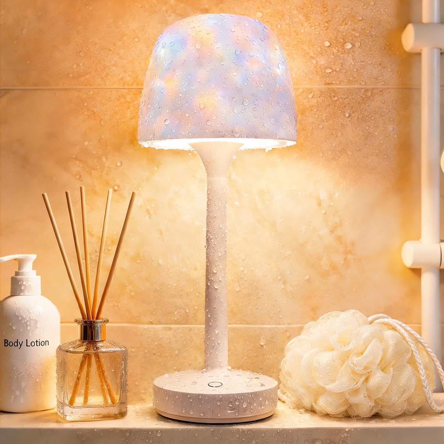 Detalle de Waterproof Shower Lamp, USB-C Rechargeable
