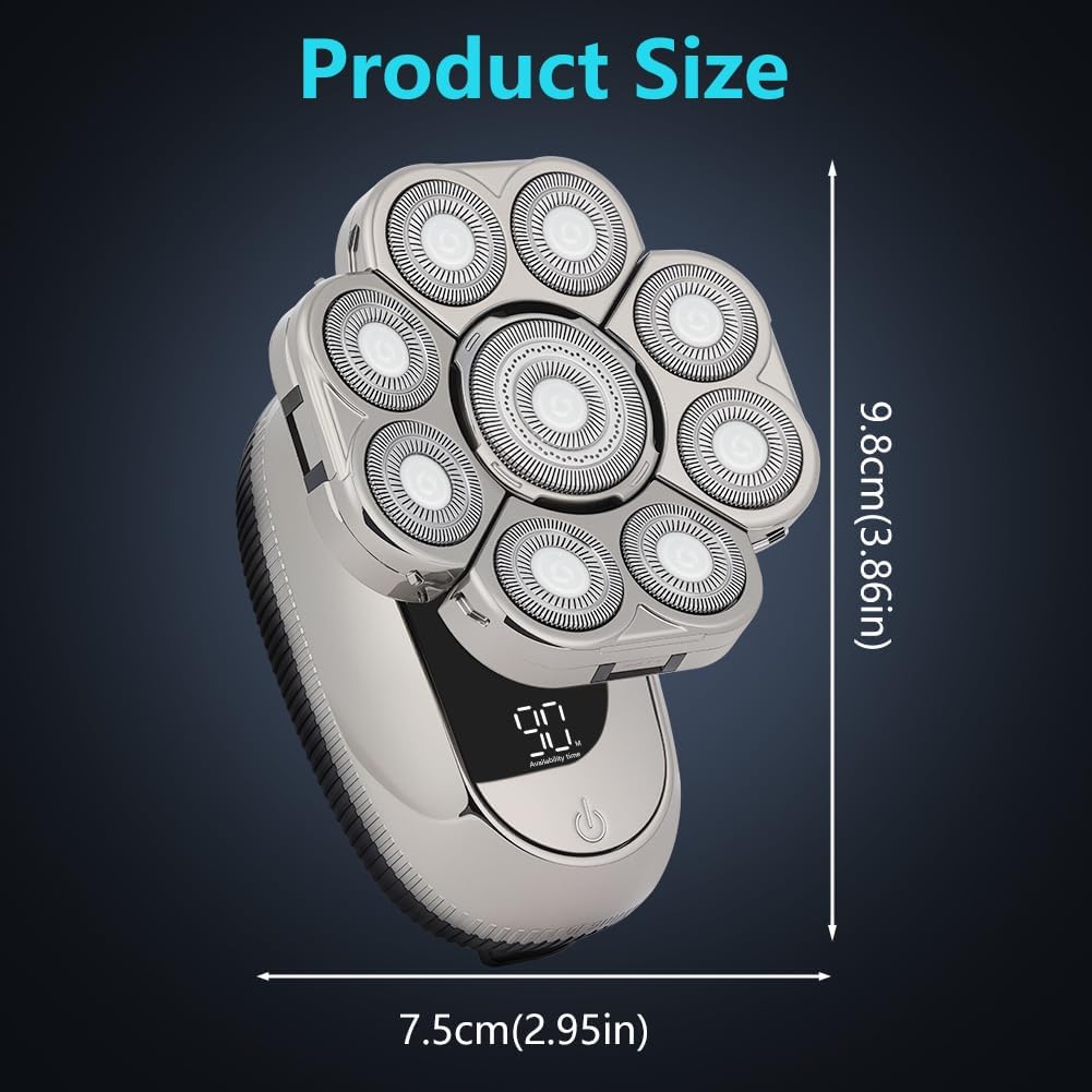 Detalle 2 de OFFCUP Electric Head Shaver 9D