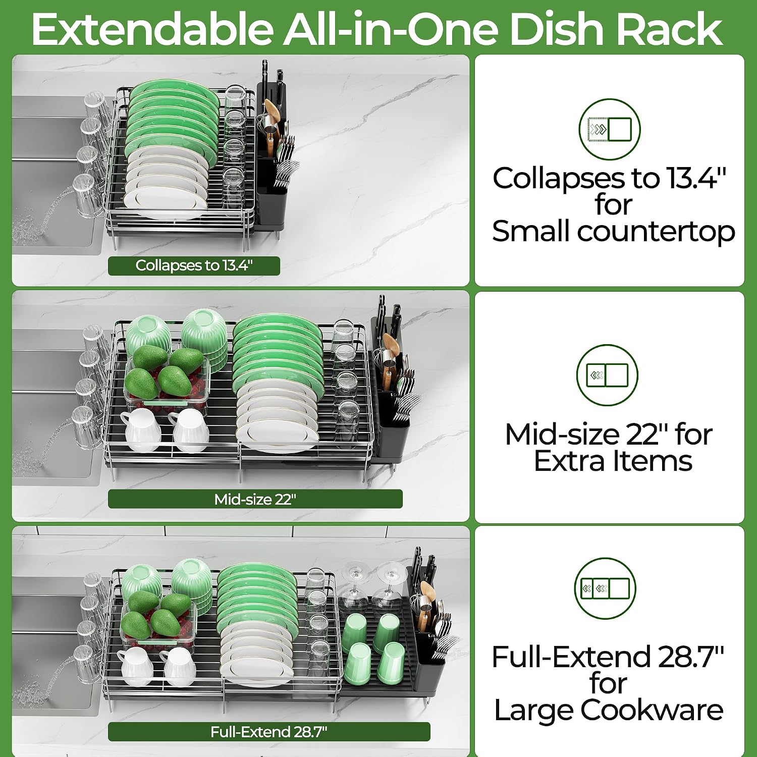 Detalle 2 de Pantasia Expandable Dish Rack