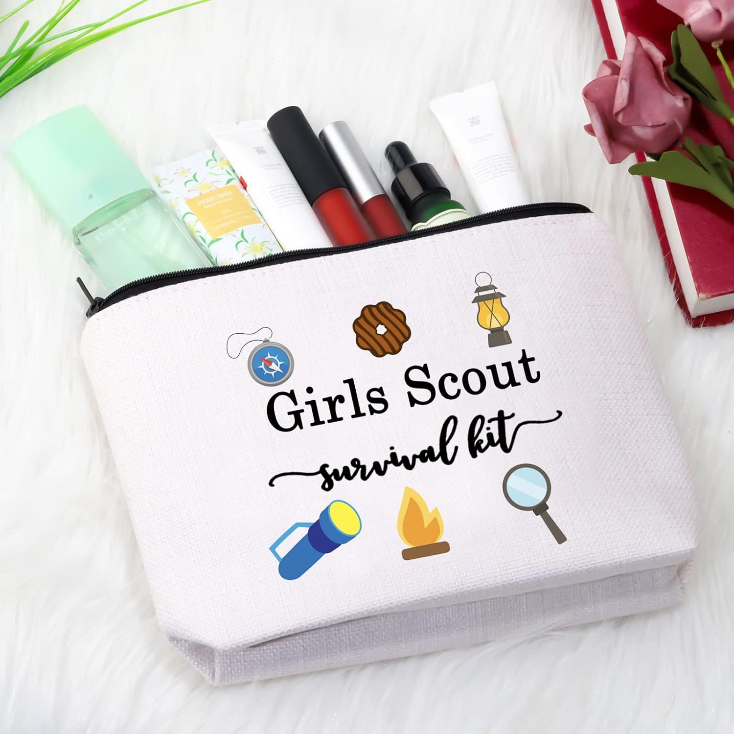 Detalle de Scout Leader Gift: Girls Scout Survival Kit Funny Zipper Pouch EU