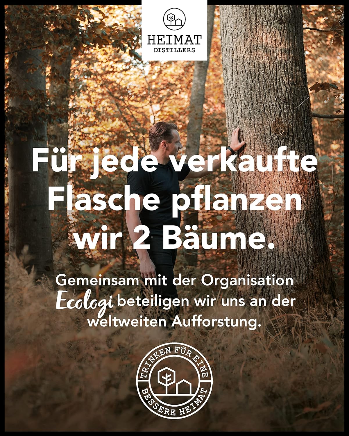 Thumbnail 5 de HEIMAT Barrel Aged Dry Gin 43% – 14 Monate im Ex-Bourbonfass gereift, Karamell & Vanille (500 ml)
