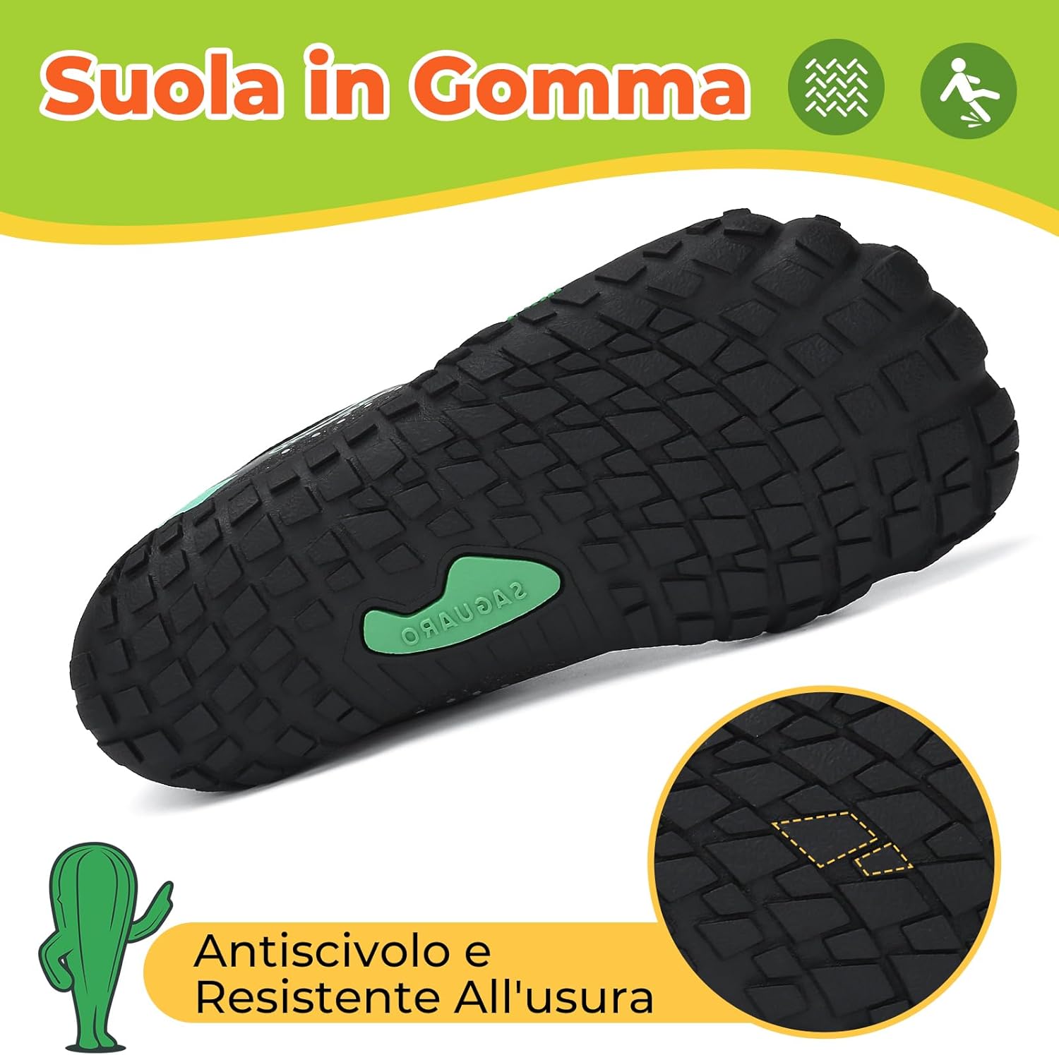 Thumbnail 4 de SAGUARO Barefoot Shoes Bambini Traspiranti, Scarpe Minimaliste per Ragazzi/Ragazze 24-36