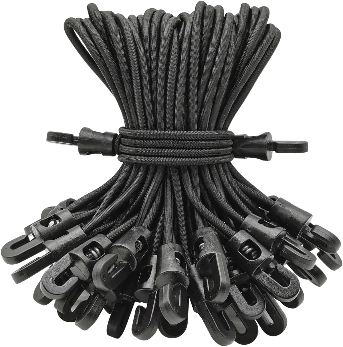 Thumbnail 6 de BINCKIN Spanngummi mit Haken, 25 cm (25 Stück) – Gummispanner für Planen, Netze und Camping