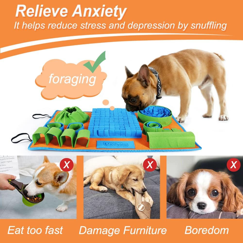 Detalle de Vivifying Snuffle Mat for Dogs slow feeder
