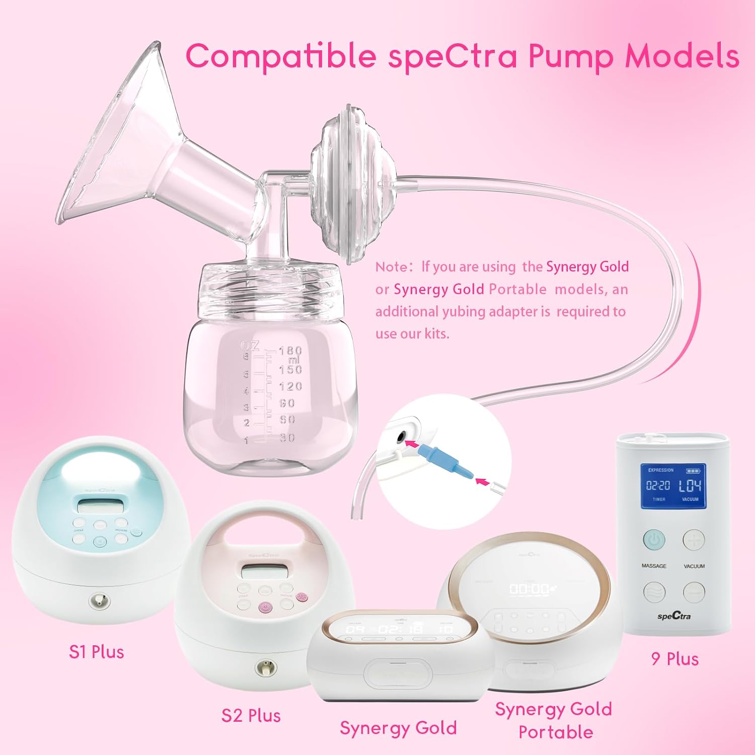 Thumbnail 2 de Luxemum Spectra S1/S2 Replacement Parts – 17mm Full Set (Not Original) for Pumps