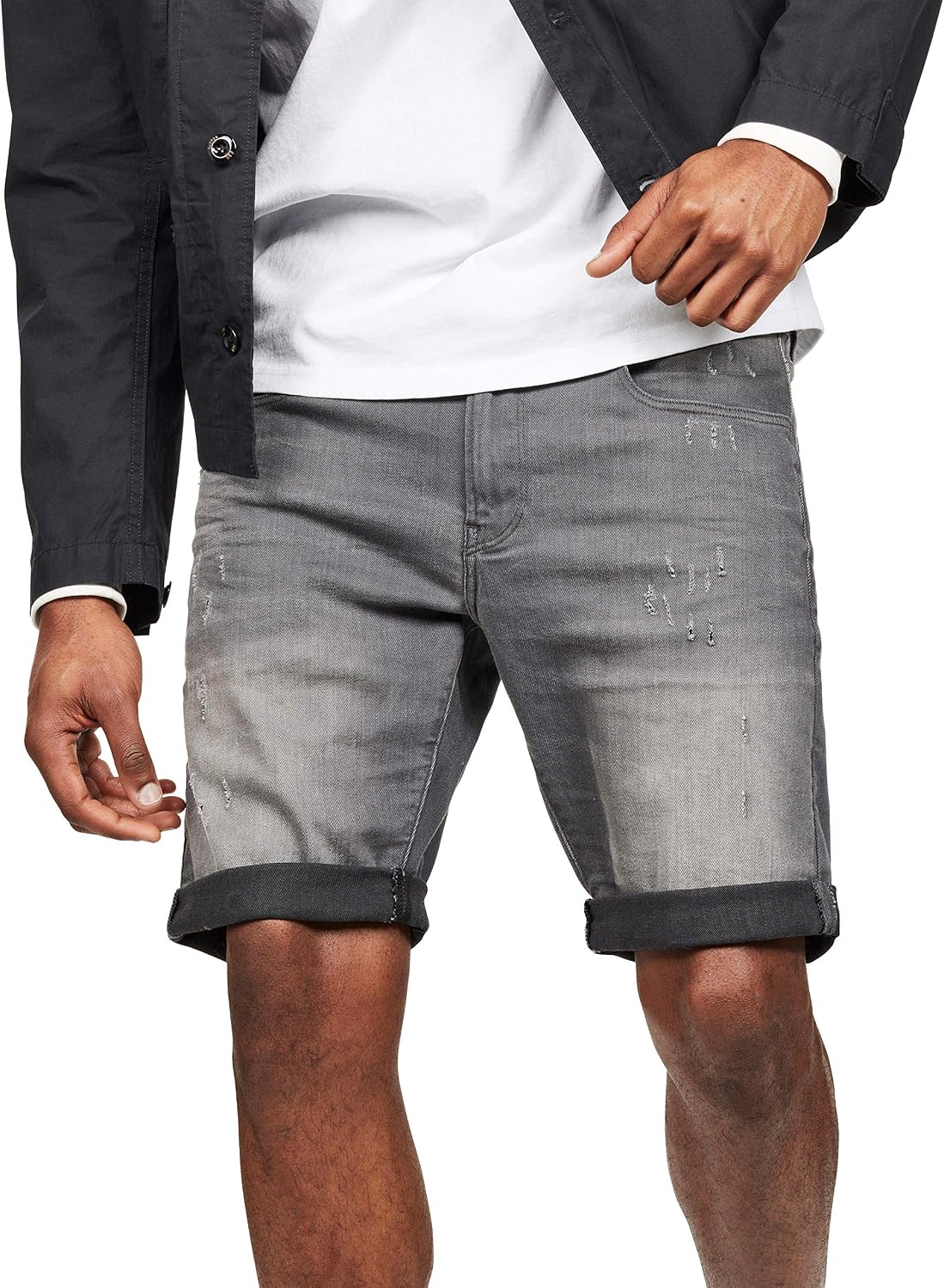 Detalle de G-STAR Hommes 3301 Slim Denim Shorts