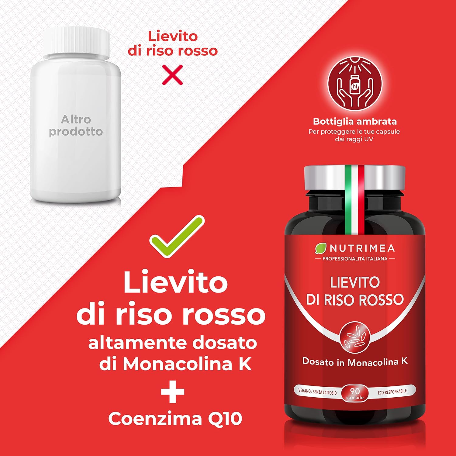 Detalle de Lievito di Riso Rosso 2,8 mg Monacolina K 90 Capsule