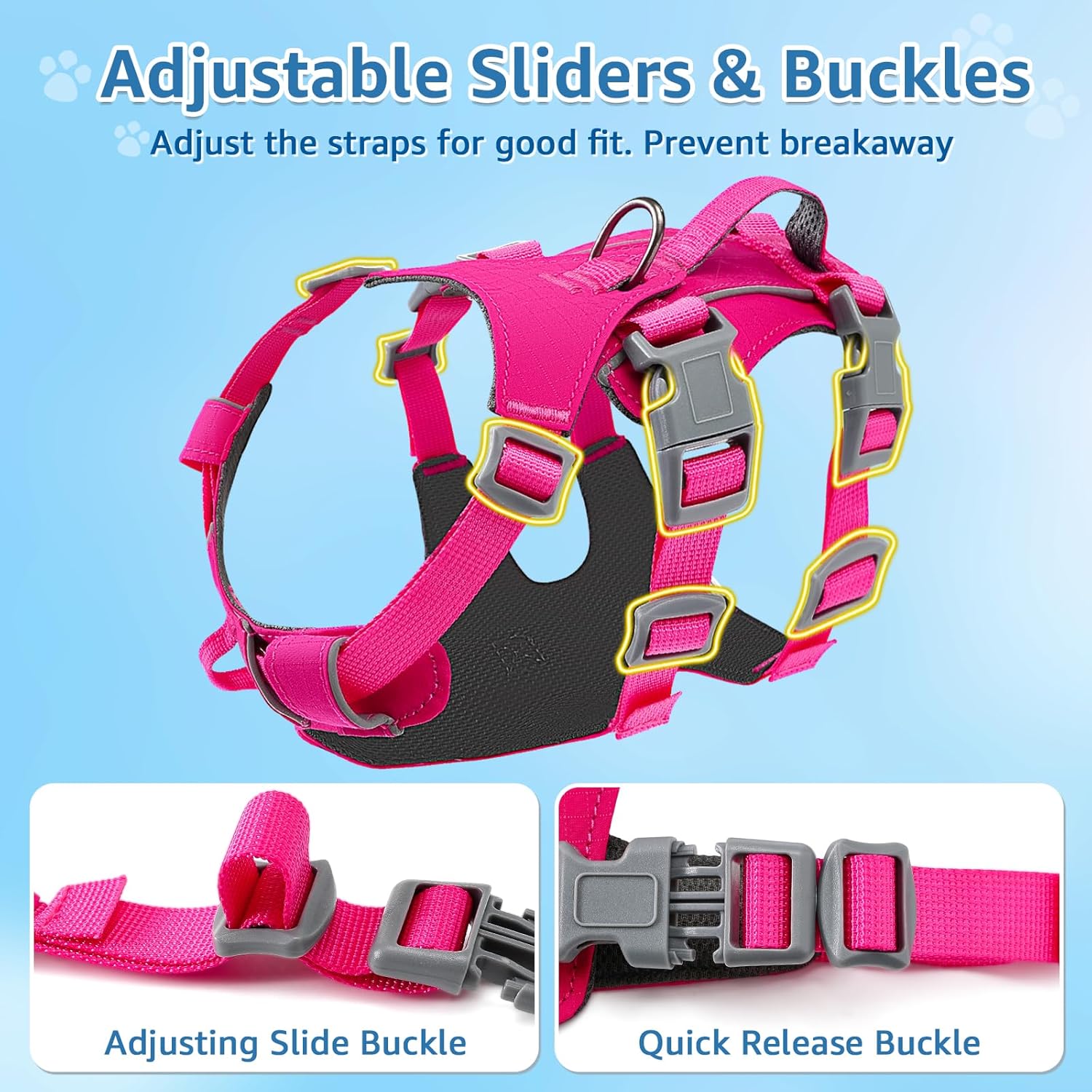 Thumbnail 2 de Eyein Escape Proof Dog Harness Large Dog