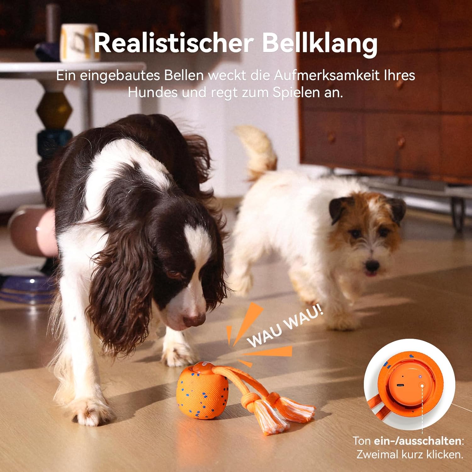 Thumbnail 1 de Cheerble Wicked Ball Rolly Hundeball 3 Modi