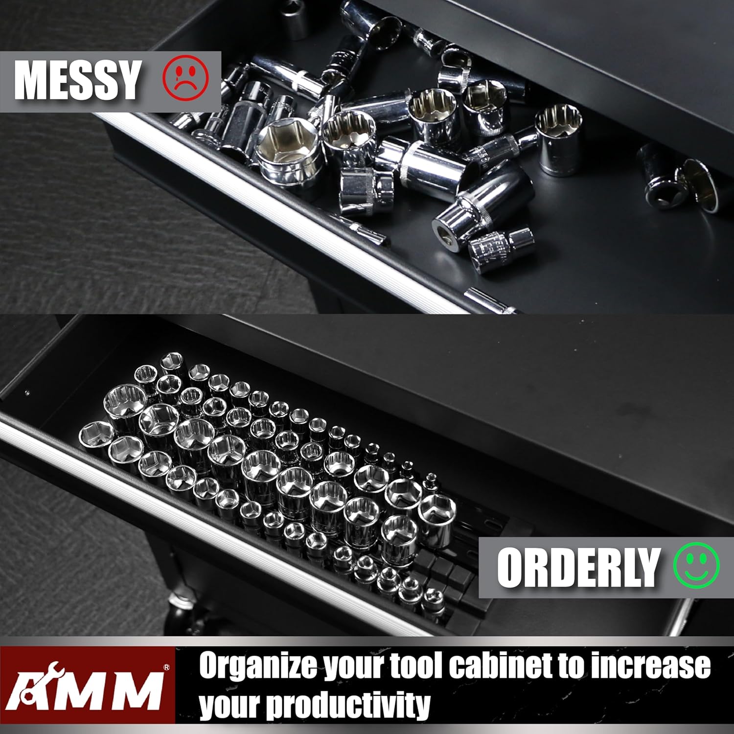 Thumbnail 4 de AMM 9-Piece Socket Organizer